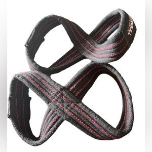 Iron Bull Black Weightlifting Straps — Pro Grip Support | Deadlifts & Rows